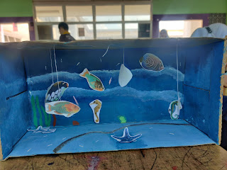 Diorama dasar laut V3