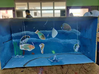 Diorama dasar laut V3