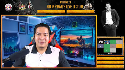 Kualiti Webcam Logitech. Terima kasih Cikgu Ikhwan