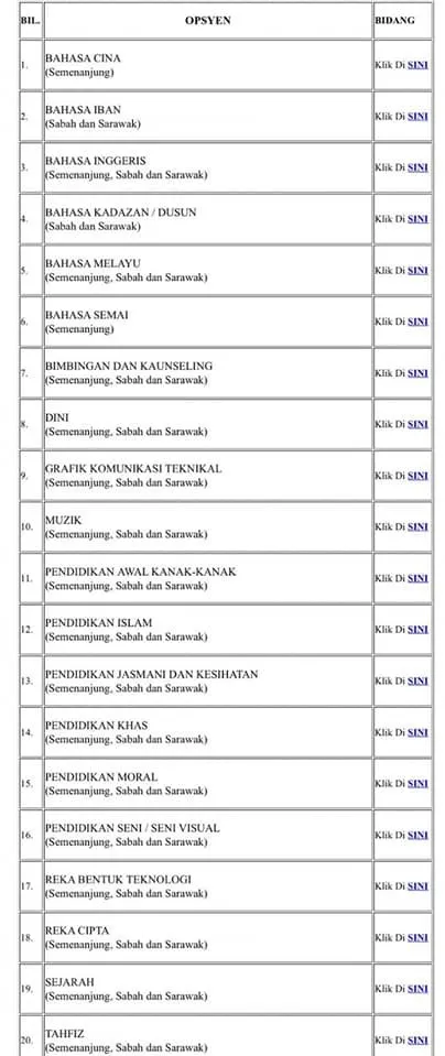 Pengambilan Pegawai Perkhidmatan Pendidikan Gred DG41 Tahun 2021