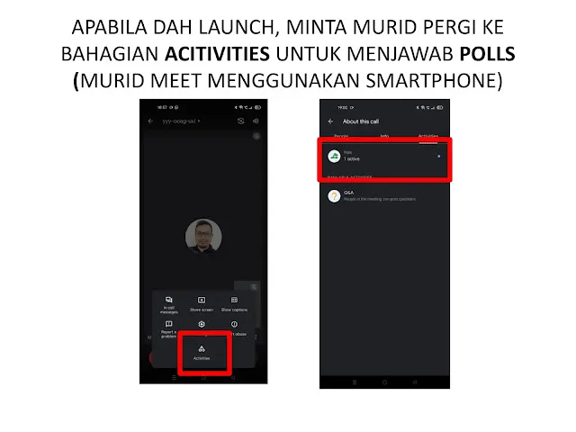 Cara Mudah Kumpul Kehadiran Murid Pelbagai Kelas Polls Google Meet