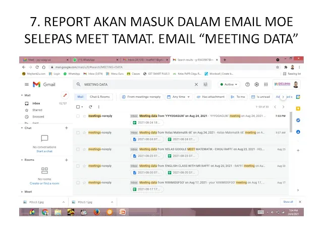Cara Mudah Kumpul Kehadiran Murid Pelbagai Kelas Polls Google Meet