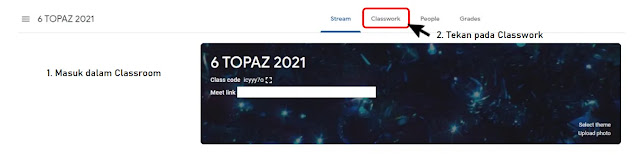 Cara Mudah Bagi Tahap Penguasaan (TP) Di Dalam Google Classroom