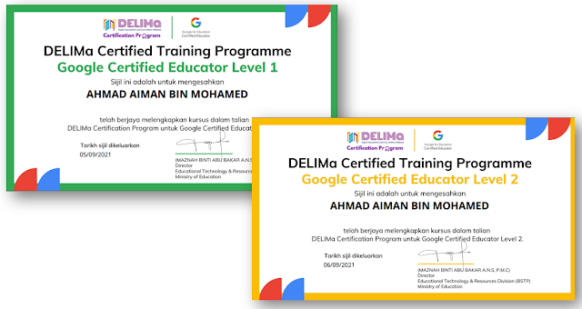 Panduan Melengkapkan Kursus Google Certified Educator (GCE) Level 1 &  Level 2 (Tutorial Penuh)