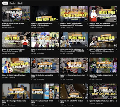 Antara episod yang dihasilkan