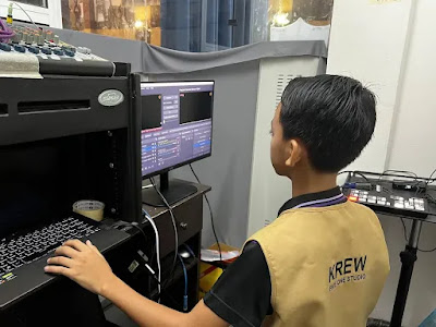 Kru TVPSS bertugas di sebalik tabir