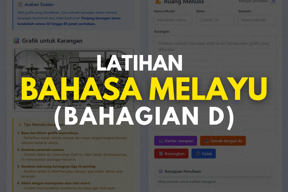 Latihan BM Tahun 4 (Bahagian D: Penulisan Karangan)