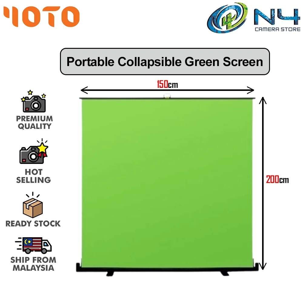 Collapsible Pop-Up Green Screen