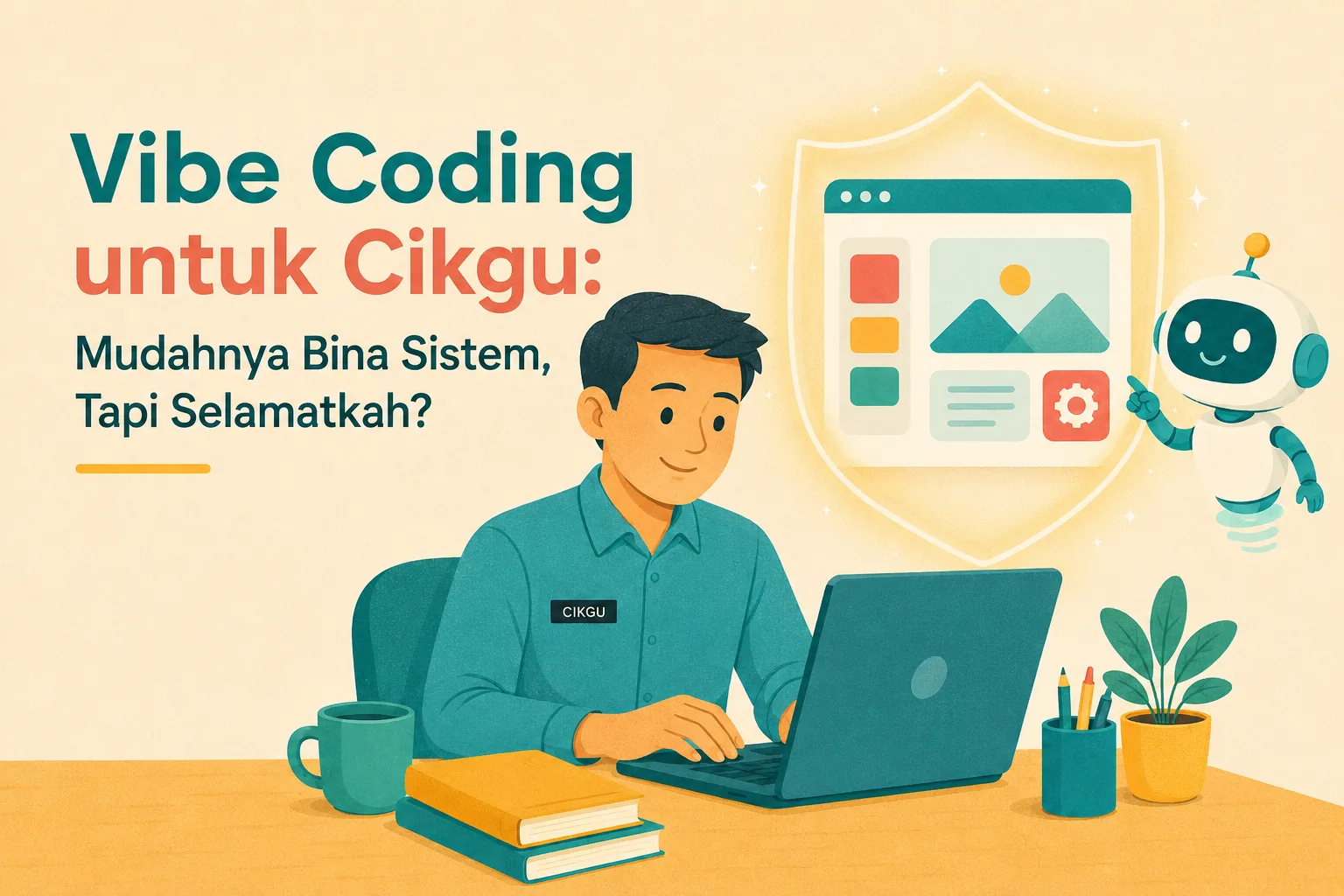Vibe Coding untuk Cikgu: Mudahnya Bina Sistem, Tapi Selamatkah?